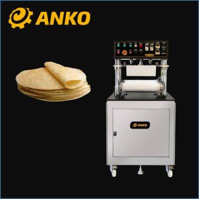 China Hotels Anko Small Scale Making Electric Automatic Frozen Flour Tortilla Machine for sale