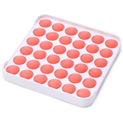 China Relieve Stress Anxiety Kids Silicone Acupressure Relieve Anxiety Sensory Bubble Toy Simple Push Bubble Game Drawstrings Pop Bubble Restless Person Toys for sale