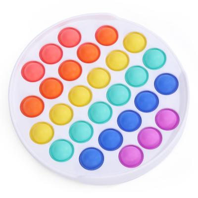 China Relieve Stress Anxiety BrilliantMagic Kids Silicone Acupressure Relieve Anxiety Sensory Bubble Toy Simple Push Bubble Game Pull-Strings Jump Ups Restless Person Toys for sale