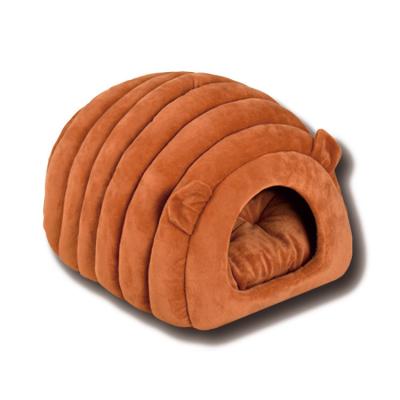 China Breathable Dog's Nest Partially Enclosed Cat's Super Soft Short Velvet Fabric Warm And Comfortable Pet Room Special For Small Animals for sale