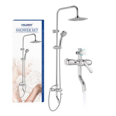 China With Sliding Bar Factory Wholesale High Quality Shower Set Rain Shower Set Shower Set Bathroom for sale