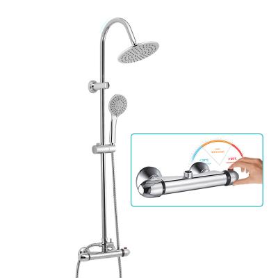 China Without Slide Bar Low Price Duchas Modernas Thermostat Shower Set With Hand Held Shower Head For Bathroom for sale