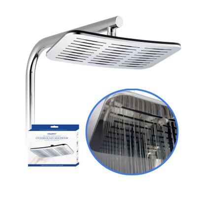 China Without Switch Quality Choice Luxury Rectangle Ceiling Mounted Shower Head 20cm Rainfall Shower for sale