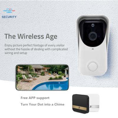 China Two Way Audio Video Doorbell Video Smart Home Camera Intercom 8 Apartment Voice Calls Video Door Bell Camera for sale