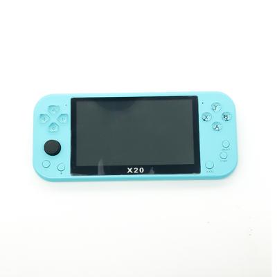 China Retro Game Console Portable Portable X20 Game Player Dual Wireless Handle 5.1 Inch For Handheld Game Console for sale