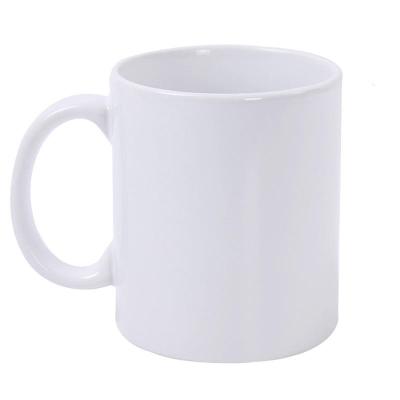 China Customized Viable Customized Logo Plain Sublimation Mug 11oz Blank Mugs Plain White Ceramic Mugs And Sublimation Coffee Blank White Mugs for sale