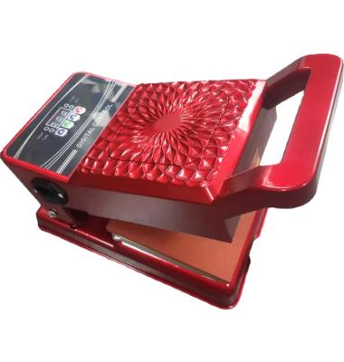 China Home Use Red Color Heat Press Machine Sublimation 15*15cm Apartment Heat Press Machine for sale