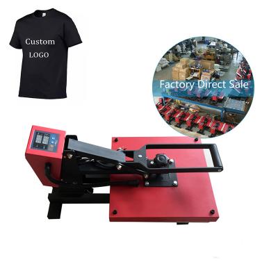 China Heat Transfer Pictures Flat Covered T-shirt Sublimation Button Press Machine 38*38 Multifunction Heat Press Machine Multifunction Fabric Covered Machine for sale