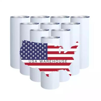 China Best Selling USA Store Empty Sport Mug Custom Logo Tumbler Stainless Steel Sublimation 20oz Eco Friendly Tumbler Mugs for sale