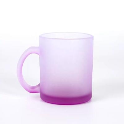 China Viable Premium Customized Logo Glass Can Sublimation 11oz Mug for sale