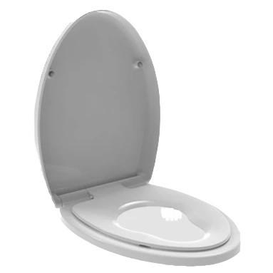 China Family Friendly Soft Close Toilet Seat with Detachable Child Seat Quick Release Concealed Tank for Hotel Use S-Trap Drainage for sale