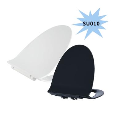 China SU010 V shape urea soft close wc slim toilet seat for sale