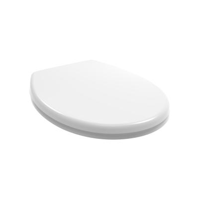 China European standard Oval round  PP Plastic toilet seats with soft slow down top or bottom lock hinge for option for sale