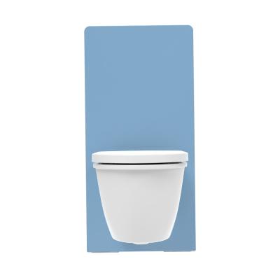 China Back To Wall Concealed Cistern  3/6 L Black Tempered Glass Sunten SH004G for sale