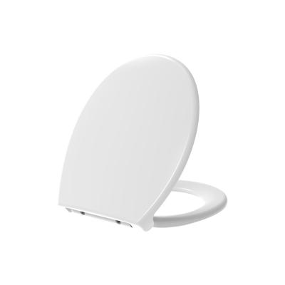 China Heavy Duty strong durable duroplast soft close ceramic sanitary wc slim uf toilet seat cover with quick release button for sale