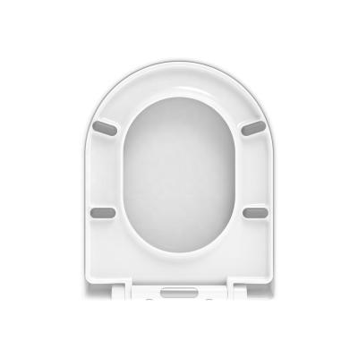 China Duroplast Modern U Shaped Toilet Seat Cover European Standard Size for Apartments for Home and Office Use for sale