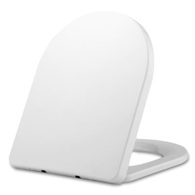 China European standard hot selling D shape UF toilet seats with soft close quick release toilet seats top lock for sale