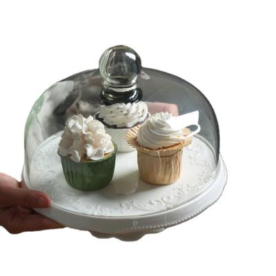 China Customized Viable round cake stand cupcake decoration display table dessert luxury luxury cake stand round stand for wedding for sale