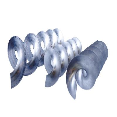 China Wear Resistance Customizable Sizes Stainless Steel Spiral Blade Screw Conveyor Blade for sale