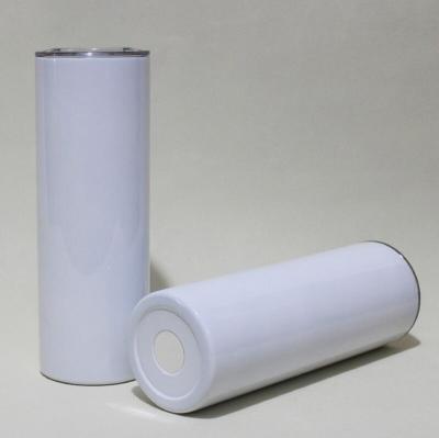 China Wholesale 20oz 30oz Viable Sublimation Blanks Straight Lean Double Wall Stainless Steel Tumbler Cups In Bulk for sale