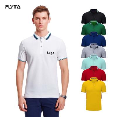 China Hot Selling 100% Short Sleeve Sublimation Sleeve Anti-Wrinkle Polo Shirt Leisure Breathable Plain Golf Classic Polo Shirt White for sale