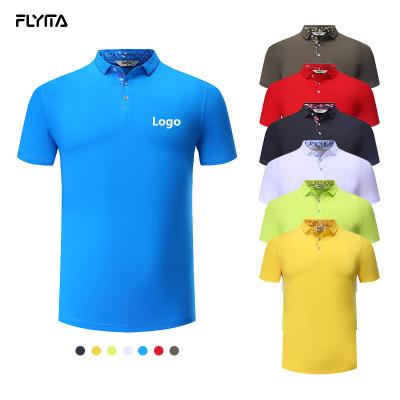 China Anti-wrinkle embroidery men fabric boys t-shirts&polo shirts custom embroidery logo plain polo shirts cotton for sale