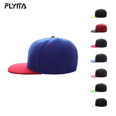 China Wholesale JOINT Bill Sports Hat Outdoor Flat Snapback Hats White Baseball 6 Panels 100% Cotton Plain Trucker Snapback Hat Custom Logo for sale