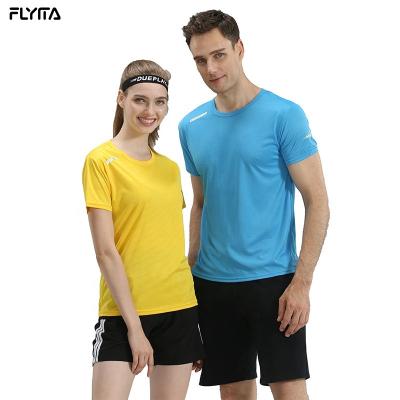 China Sports T-shirt Breathable Custom Made Polyester Round Neck Sportswear Shirts Causal Outdoor Gym Fitness Quick Dry T-Shirt For Athlete for sale