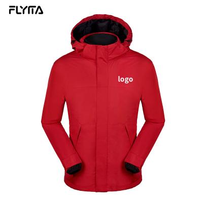 China Sustainable Wholesale Winter Anorak Set Polyester Windproof Cotton Outdoor Mens Warm Anorak Jacket With Logo for sale