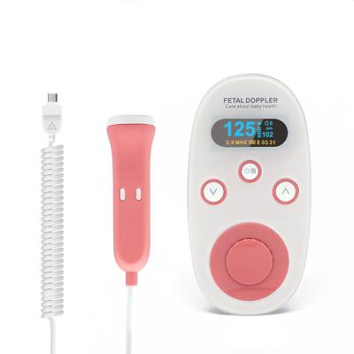 China portable mini baby heart rate monitor fetal heart detector for pregnant for sale