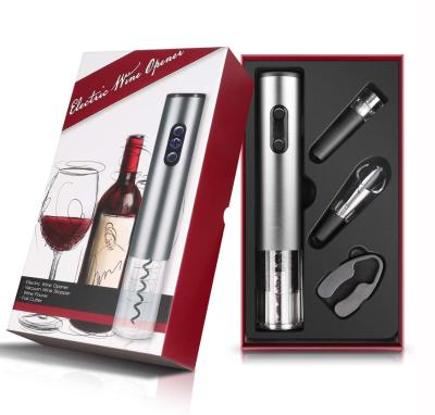 China Amazon 2021 Viable Home Instrument Success Wine Opener Vacuum Battery Operated Electric Automatic Wine Saver Gift Set Customized Box for sale