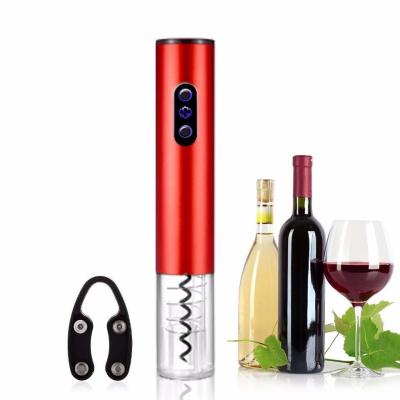 China High Quality Novelty Promotional Gift Customized Logo Electric Wine Cork Opener Remover With Stainless Steel Cork Screw for sale