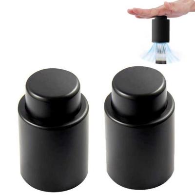 China Food Grade Air Tight Seal Wine Cork Preserver Wine Stopper With Date Mark Decoration Keep Wine Fresh 7 Days for sale