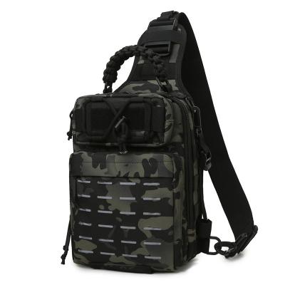 China Waterproof Custom Tactical Backpack Outdoor Men Small Tactical Cross Shoulder - Body Chest Sling Bag For Fishing for sale