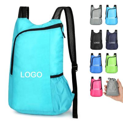 China Custom Foldable Portable Slim Storage Waterproof Outdoor Sports Waterproof Increasing Travel Backpack Bag for sale