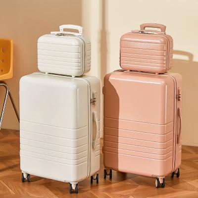 China High Quality Modern OEM Odm Wheel Hardshell ABS Hardshell Travel Baggage Case Universal Luggage Travel Bags Airplane Boarding for sale