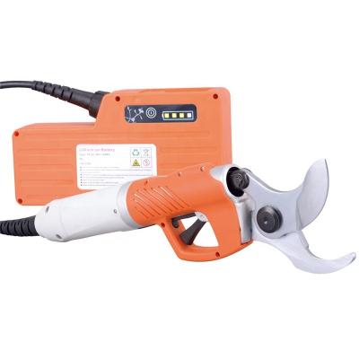 China Anti-skid Handle JRF Cordless Shears 45mm Garden Pruner Rechargeable Electric Cutter Shear Fruit Tree Scissors for sale