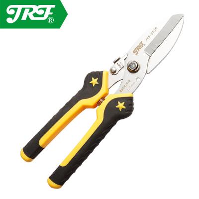 China Eco-friendly JRF Tin Sheet Metal Snip Sviation Scissors Iron Plate Cut Shear Household Tool for sale