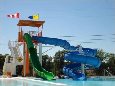 China High Speed Wide Open Spiral Aqua Adult Water Slides For Swimming Pool for sale