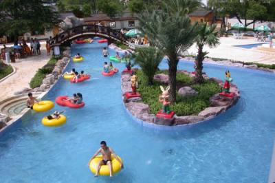 China Hotel Ourdoor Commercial Lazy River Water Park Holiday Resort Family Holiday for sale