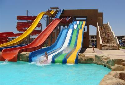 China Adults Open Spiral Water Amusement Park Slides 10m Height For Holiday Resort for sale