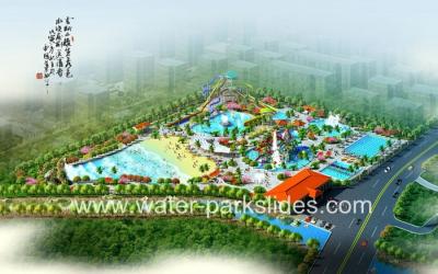 China O equipamento de jogo da água do jogo do Aqua, Zhengzhou 2 hectare molha a corrediça de água do planeamento de projeto do parque à venda