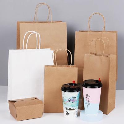 China Recycled Materials Top Fashion Logo Design Asas Para Unique High Brown Supermarket Grocery Eco Reusable End Online Shopping For Bags for sale