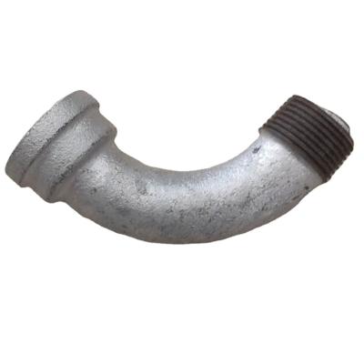 China Home renovation bsp malleable cast iron pipe fittings bend for sale