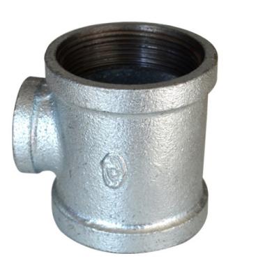 China Home Decoration Professional Hot Sale Malleable Pipe Fittings Reducing Tee for sale