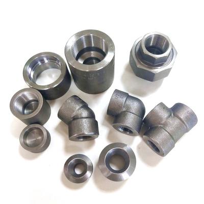 China Industry Female Threaded Pipe Fitting Class 3000# Forged Stainless Steel Fitting Forged Pipe Fittings for sale