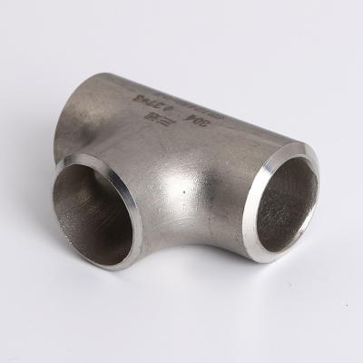 China Suitable For Butt Pipe Fitting Chemical Welded Carbon Steel 45 Degree 120 Degree Tee for sale