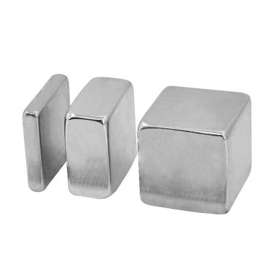 China Industrial Magnet High Power Square Coated Secular Neodymium Magnet Block for sale