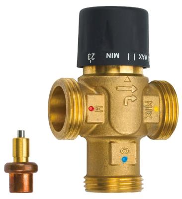 China China General Wholesale 10 Bar Brass Valve Thermostatic Miscellaneous Three Way Valve for sale