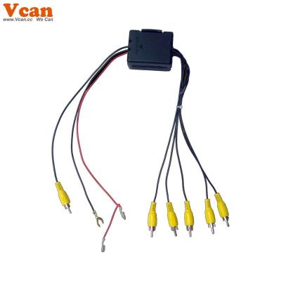 China Video Distribution Amplifier Signal Booster RCA Splitter Vehicle In-Car A-100 One Input Five Output 4 Channel S-Video A-100 for sale